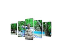 Set de toiles murales imprimées Bouddha 200 x 100 cm