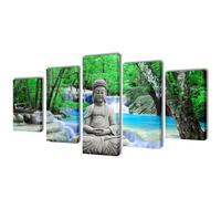 Set de toiles murales imprimées Bouddha 200 x 100 cm