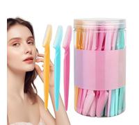 Set de tondeuse à sourcils, rasoir pour sourcils - Face Precision Cownebrow Timmer Outil de dermaplaning pour le visage portable, outil de rasage manuel pour la maison, les voyages, les voyages