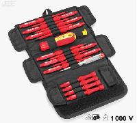 Set de tournevis lames interchangeables VDE - 18 pièces - CIMCO 117862