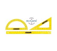 Set de traçage aimanté incassable jaune - 3 pièces