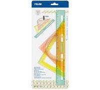 MILAN Kit règles de traçage transparentes série New Look