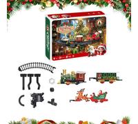 Set de Train de Noël pour Sapin Locomotive Vintage Interactive avec | Locomotive Modèle Train Voie Ferrée Pour Garçons Filles Jeunes Adolescents Fille Fils Élèves de