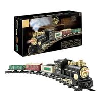 Set de Train Électrique pour Jouet Musical Éducatif Rétro avec Lumières | Coffret de sensoriels pour pour garçons et filles, maison, chambre d'enfant, maternelle, séjour, fête