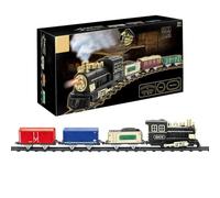 Set de Train Électrique pour Jouet Musical rétro fonctionnant à Piles avec | éducatifs sensoriels pour pour Maison Crèche Jardin d'Maternelle Salon Fête Salle de