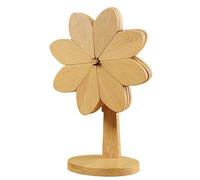 Set De Trivets En Bois | Naturel Résistant À La Chaleur Avec Support | Dessous De Plat Moulin À Vent Pour Casseroles Et Poêles Chaudes - Pour Décoration Maison Table Bureau Comptoir Tasse À Café Casse