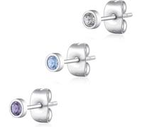 Set de trois boucles d'oreilles avec cristaux Glam CLICK SCK161