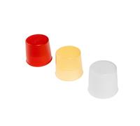 Set de trois diffuseurs pour lampes de poche AC1 Wuben - Red/Yellow/White
