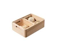 Set de trois panières en bois - 2 tailles