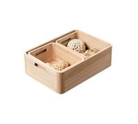 Set de trois panières en bois - 2 tailles