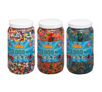 Set de trois pots de perles à repasser (env. 39000) multicolore TU