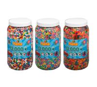Set de trois pots (env. 39000) perles à