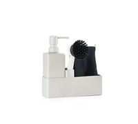 Set de vaisselle 4 pièces en silicone et céramique Gris chaud Zone Denmark