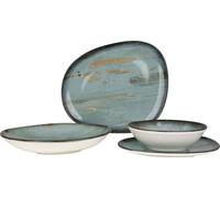 Set de vaisselle Bonna - Madera - 24 pièces - 6 personnes - Porcelaine