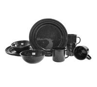 Set de vaisselle de voyage Western 12 pcs. Mil-Tec - Black