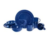 Set de vaisselle de voyage Western 12 pcs. Mil-Tec - Blue