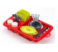 Set de vaisselle Ecoiffier dans un égouttoir Medium