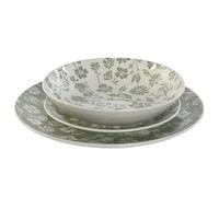 Set de Vaisselle Home ESPRIT Blanc Vert Porcelaine Florale 27 x 27 x 2 cm 18 pièces - Marque : Home ESPRIT - EAN : 8424002152055
