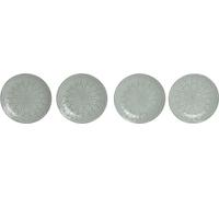 Set de vaisselle Home ESPRIT vert faïence Mandala arabe 19,8 x 19,8 x 2 cm