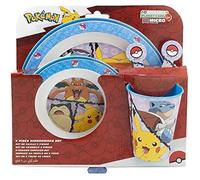 Set De Vaisselle Pokémon - Stor - 5 Pièces - Réutilisable - Blanc - Enfant - Compatible Lave-Vaisselle Multicolore