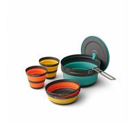 Set de vaisselle Sea to Summit Frontier UL Collapsible Pot Cook Set Couleur: bleu