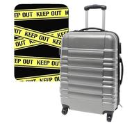 Set de Valise 64 x 45 x 28 cm avec Housse de Protection 'Keep Out', Multicolore, Valises à 4 Roues et avec Housse de Protection