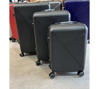 Set de valises de voyage 3 pièces 51cm 61cm 71cm noir