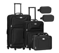 Set de valises de voyage Trolley Athen Noir
