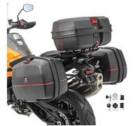 Set de valises et top case - Honda Varadero 125 / XL 1000 V - Étanche - 45 litres - Résistant aux chocs