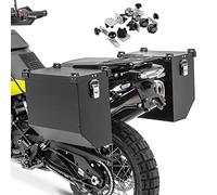 Set de Valises laterales Aluminium pour Honda Varadero 125 AT36 Noir