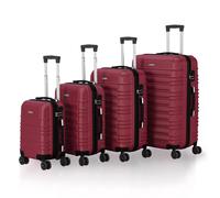 Set de valises rigides Rome Rouge