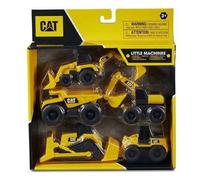 Tachan Set 5 Vehicles Caterpill Works Machinery Jaune 3-6 Years