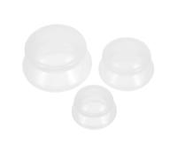 Set de Ventouses à Domicile en Silicone, 3 Pièces | Usage Personnel à Maison, Adsorption Forte, Favorise la Circulation, Format Transparent