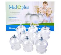 Set de Ventouses en Verre 8 pièces, Ventouses Chinoises-Thérapie, Cupping Ventouse Medicale, Acupuncture d'aspiration | pour Réduire l'inflammation, Libérer des Toxines