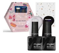 Set De Vernis À Ongles Gel Semi-Permanent 2X10Ml[Midnight Circus] - Uv/Led Nail Art Manucure Et Pédicure, Usage Professionnel[V404]