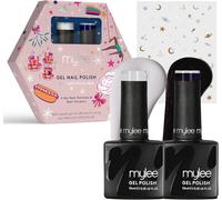 Set De Vernis À Ongles Gel Semi-Permanent 2x10ml [Midnight Circus] - Uv/Led Nail Art Manucure Et Pédicure, Usage Professionnel Et Domestique [Noël 2023] - Durable Et Facile À Appliquer