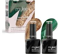 Set De Vernis À Ongles Semipermanent 2x10ml [Christmas Character] - Uv/Led Nail Art, Manucure Et Pédicure, Usage Professionnel Et Domestique [Noël 2024] - Durable Et Facile À Appliquer