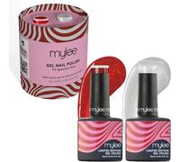 Set De Vernis À Ongles Semipermanent 2x10ml [Tv Specials] - Rockin' Around Collection - Uv/Led Nail Art, Manucure Et Pédicure Durable, Usage Professionnel Et Domestique [Noël 2024]