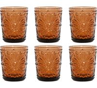 Set de verre Home ESPRIT verre ambré (6 pièces) - Marque : Home ESPRIT - EAN : 8424002160333