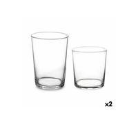Set de Verres Bistro Transparent verre -380 ml -2 Unités -510 ml G