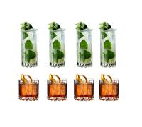 Set de verres de bar Rocks/ Highball 4x Highball H 15.4cm, 310ccm
