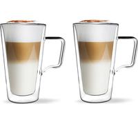 Set de verres Verre à boire Verres à eau double paroi DIVA 2 pièces 350 ml HOMLA