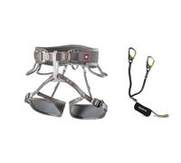 Set de Via Ferrata Ocun Via Ferrata Twist Set M-XL gris