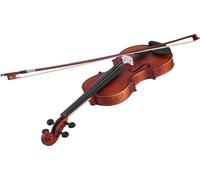 Set de violon 4/4 SucceBuy en bois massif, longueur de bras 584 mm, mat brun