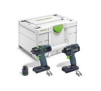 Set de vissage sans fil TID 18 BASIC-SET T18 - FESTOOL - 578813