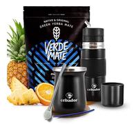 Set de Yerba Maté Verde Mate Mas IQ 500g Yerbomos X ALL IN ONE - 450 ml TermoMate 250 ml Bombilla