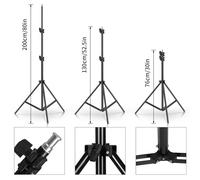 Set d'éclairage pour studio photo avec boîte à lumière, lampes LED, lampes, hintergr��nden et zubeh?r pour la réalisation d'images vidéo