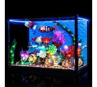 Set d'éclairage tactile avec variateur LED compatible avec Lego 10366 Aquarium tropical (aucun modèle), kit d'éclairage décoratif Compatible avec Lego Aquarium tropical - Jouet créatif