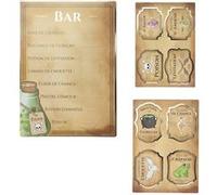set deco le bar des apprentis sorciers - partypro 913300 Gris G