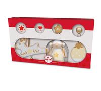 Set déco noël blanches 3 pcs